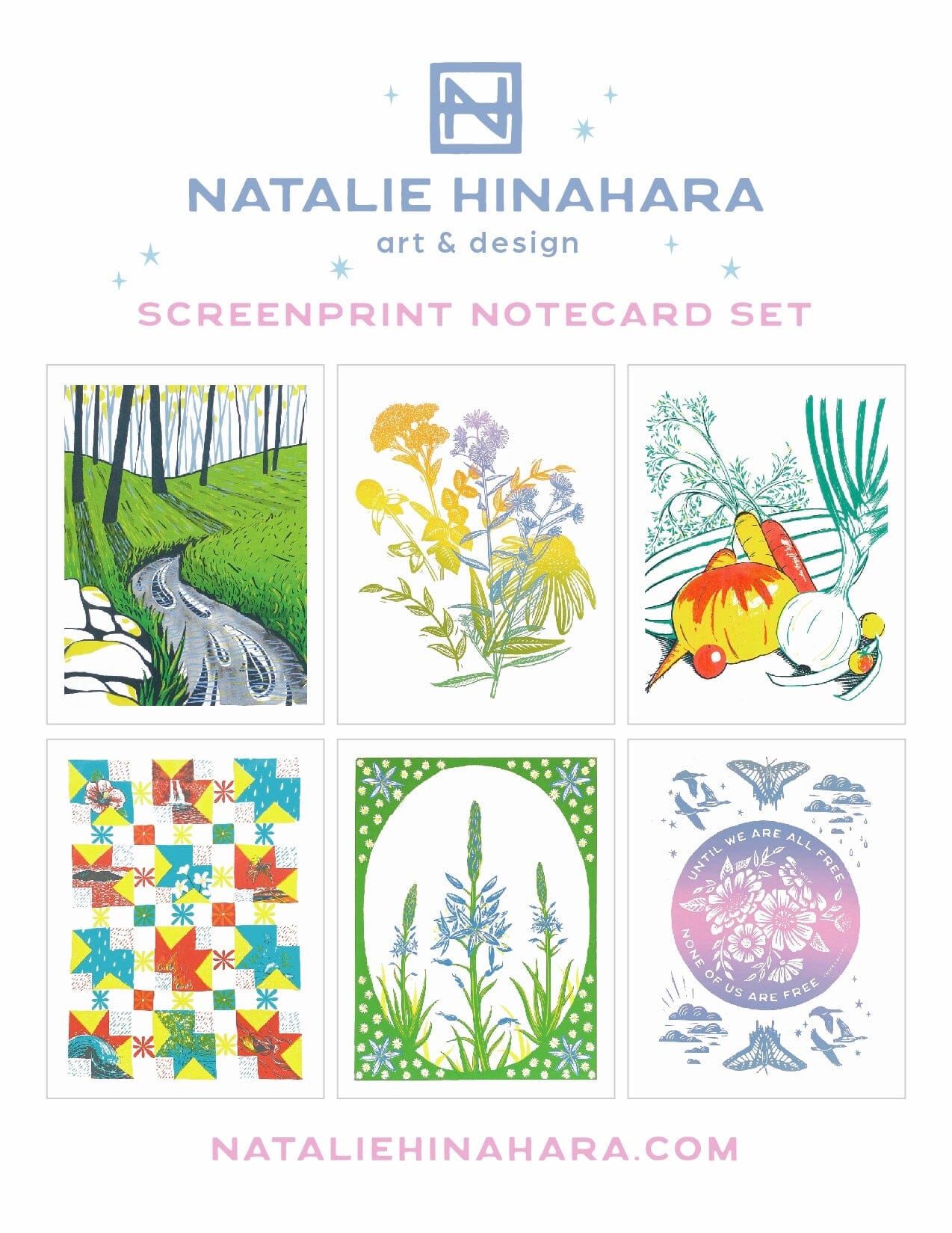 Screenprint Card Set