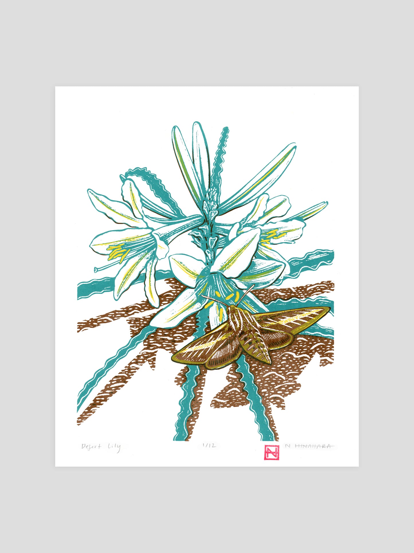 Desert Lily Screenprint