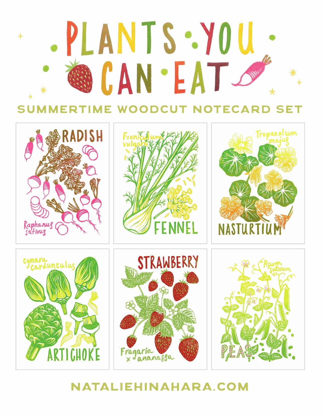 Summertime Plants Card Set
