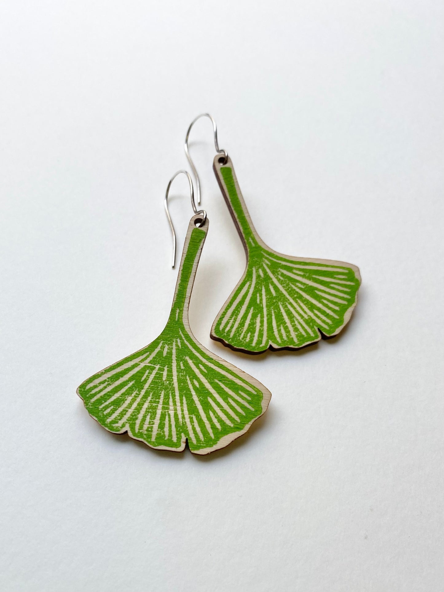 Spring Ginkgo Earrings