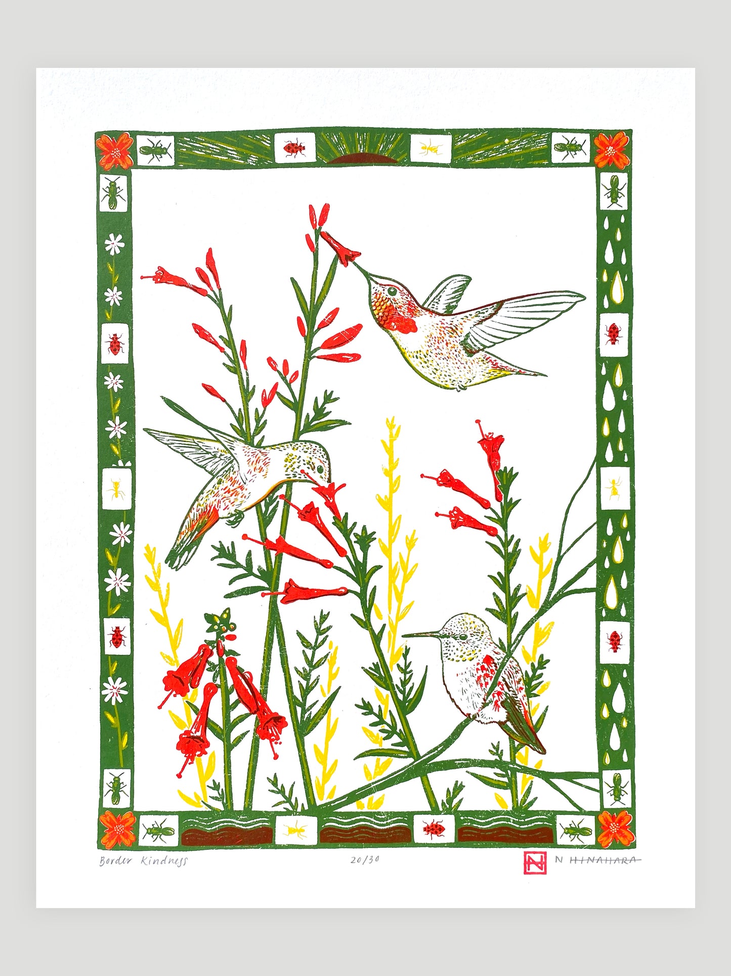 Border Kindness Screenprint