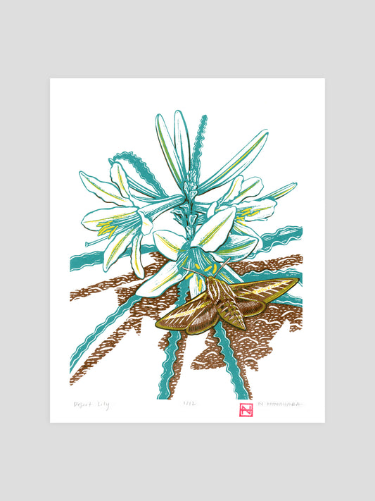 Desert Lily Screenprint
