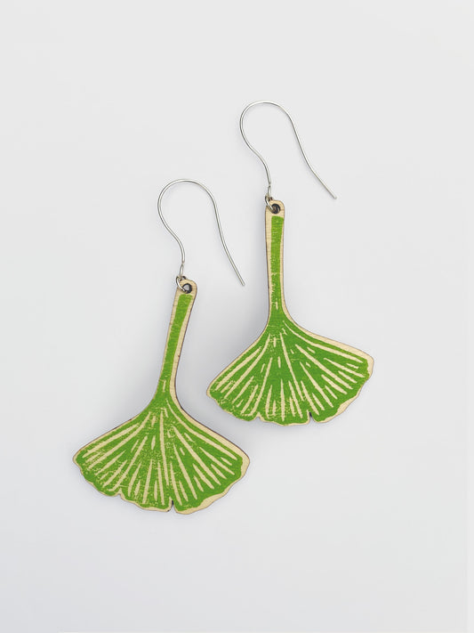 Summer Ginkgo Earrings