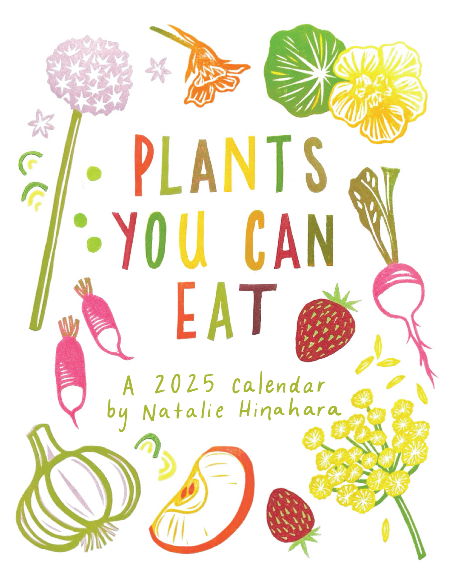 Plants You Can Eat - 2025 Block Print Calendar