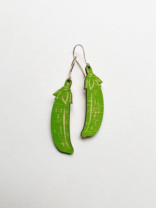 Snap Pea Earrings