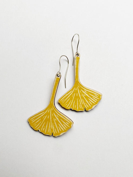 Autumn Ginkgo Earrings