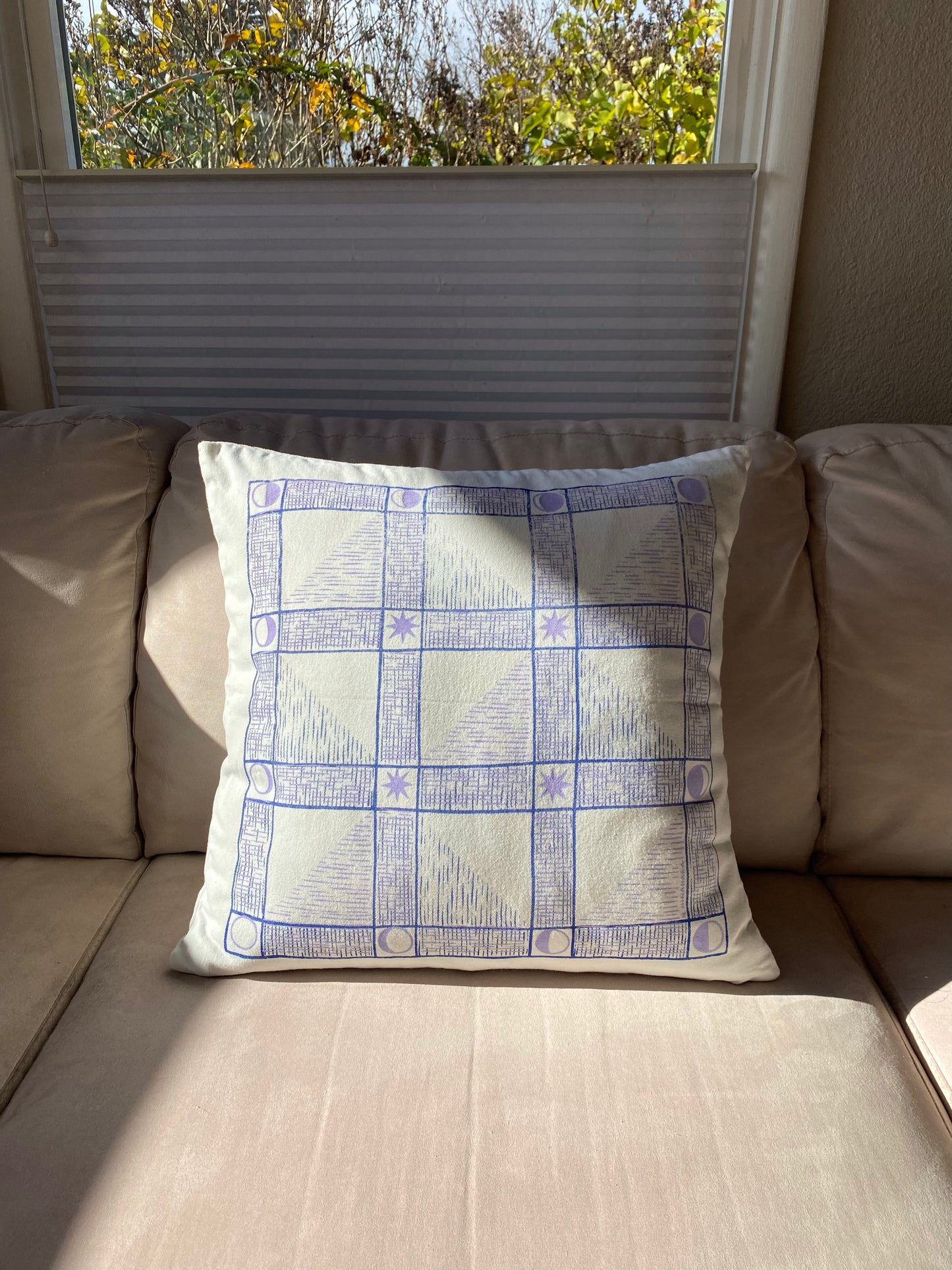 Moon Quilt Pillow Case