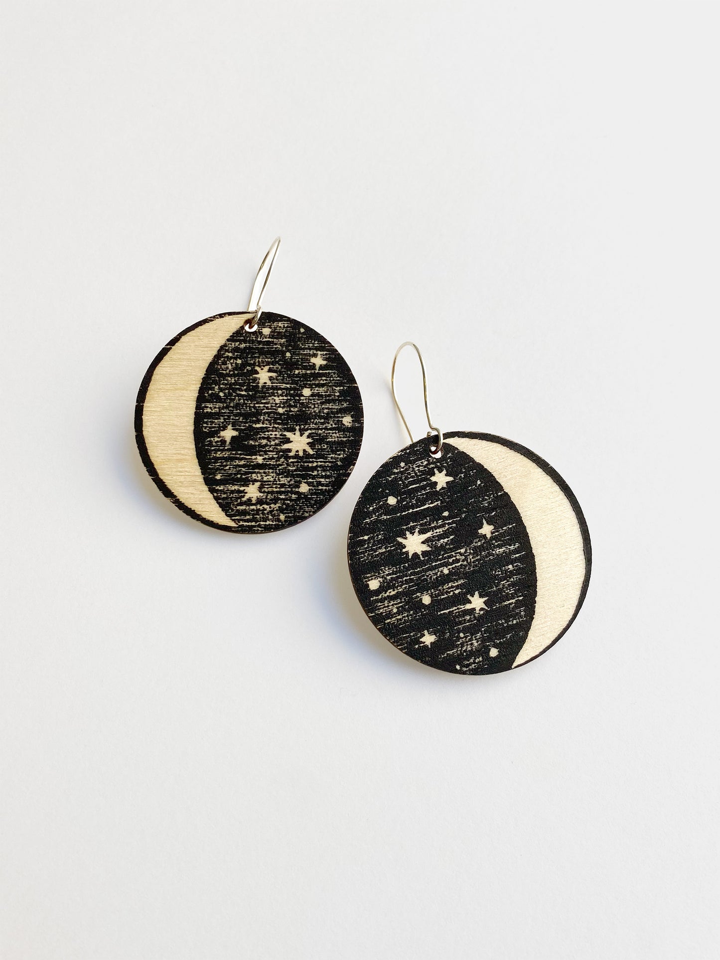 Moon + Star Earrings