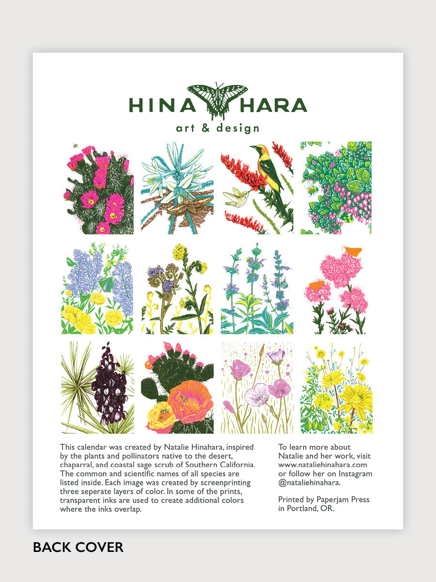 Desert to Coast 2026 Calendar